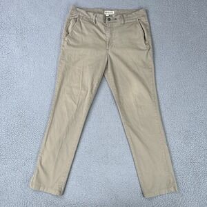 Devil-Dog Chino Pants Men 34x32 Rugged Tan Performance Slim Performance Stretch
